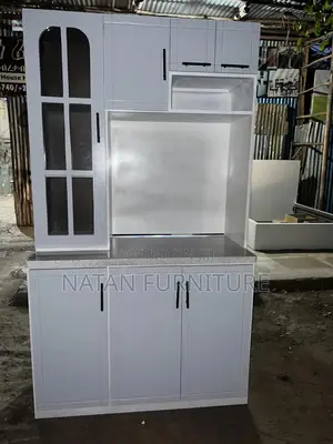 ኪችን ሸልፈ Kitchen Cabinets 1.20cm Made of #1 MDF Withe Quality