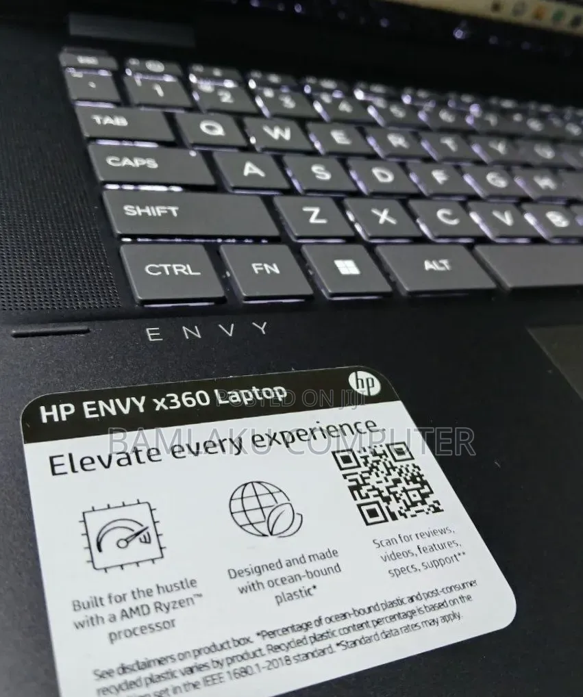 New Laptop HP Envy X360 8GB AMD Ryzen 5 SSD 256GB