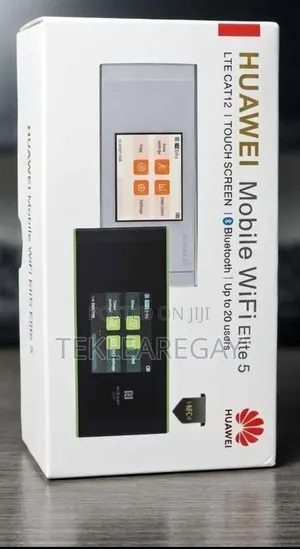 ርዕስ፡ አዲስ Huawei Mobile Wifi Elite 5 (Lte Cat12 Touch Screen)