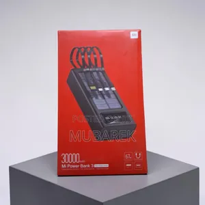 Cargador Solar Mi Power Bank 3 30000mah 67w Fast Charge