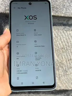Infinix Smart 8 64 GB Blue