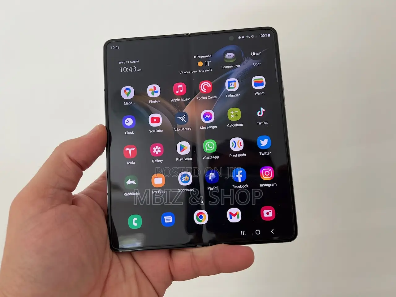 New Samsung Galaxy Z Fold4 256 GB Black