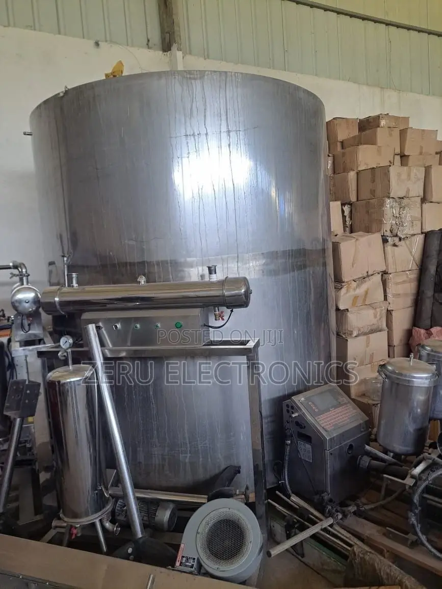 10000l Stainless Steel Processing Tank With Mixer And Agitator Pump