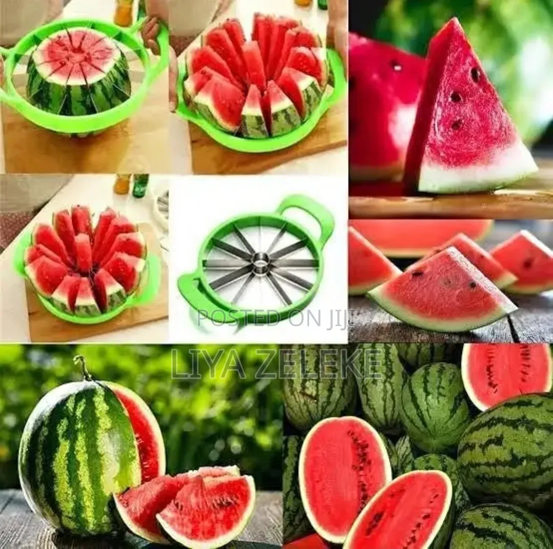 12 Partition Watermelon Slicer ባለ 12 እስላይስ የሃባብ መቁረጭ