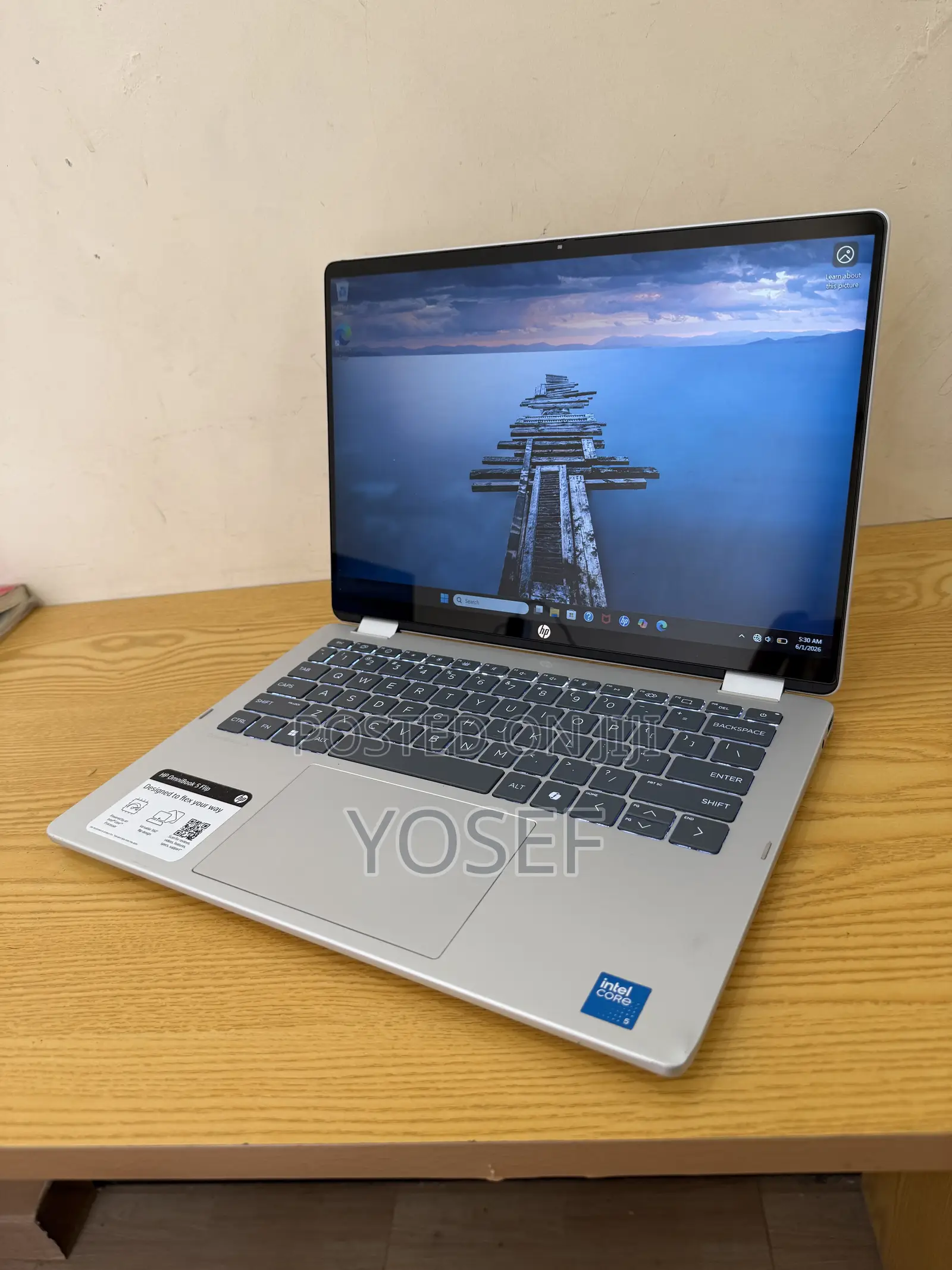 New Laptop HP OmniBook 5 Flip 14-fp0023dx 8GB Intel Core 5 SSD 512GB
