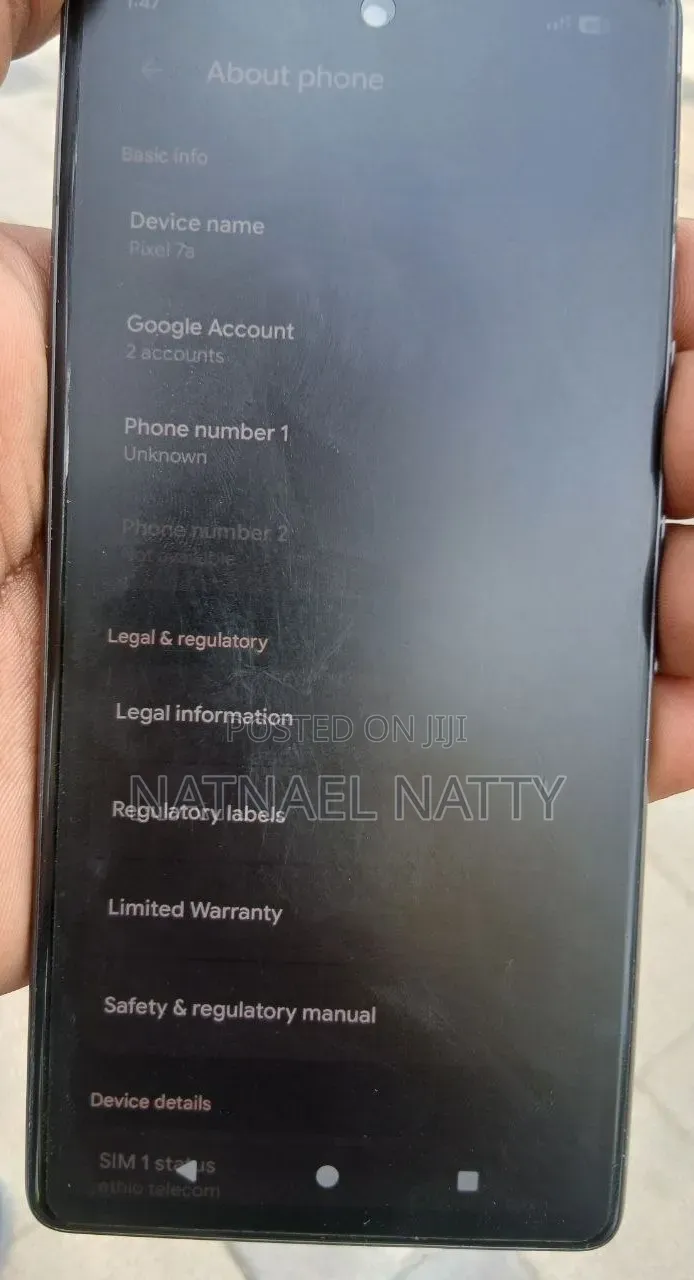 Google Pixel 7a 128 GB Black