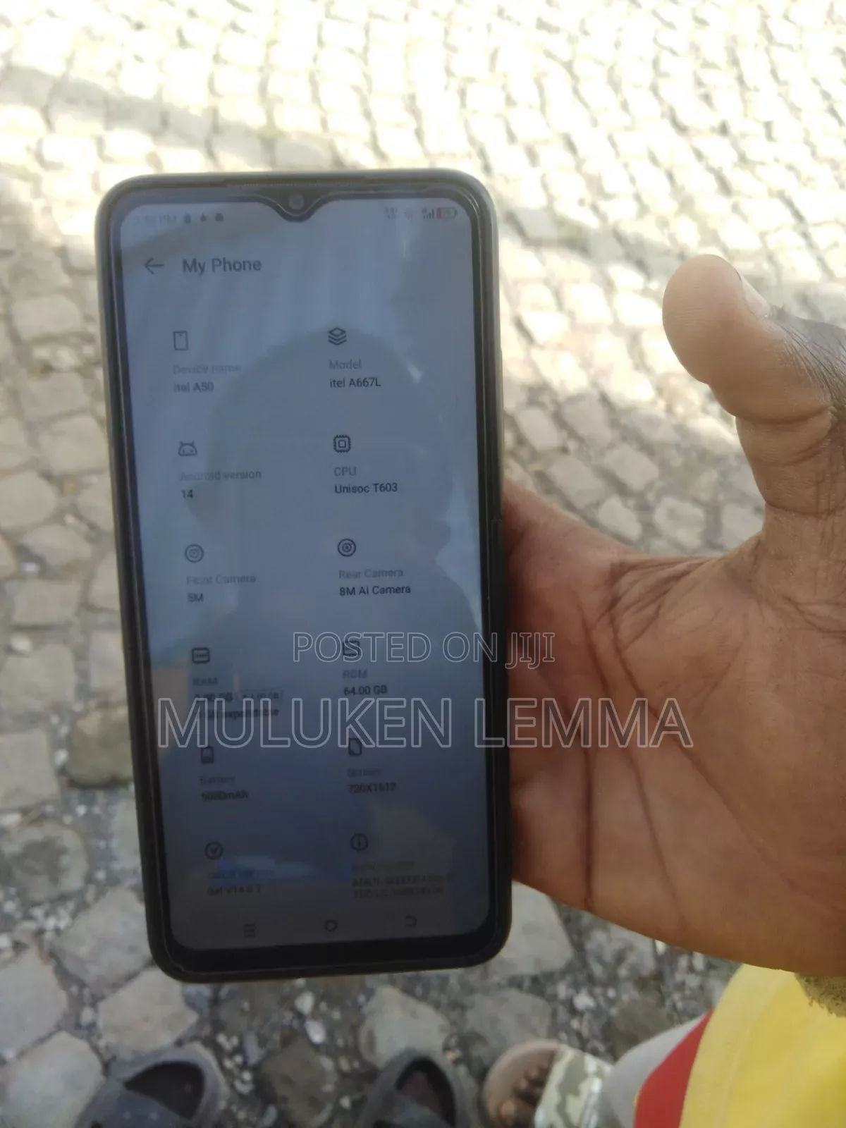 New Itel A50 128 GB Black
