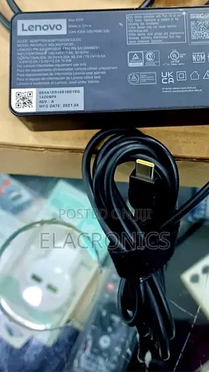 65w Lenovo Type-C Laptop Charger (Ac Power Adapter)