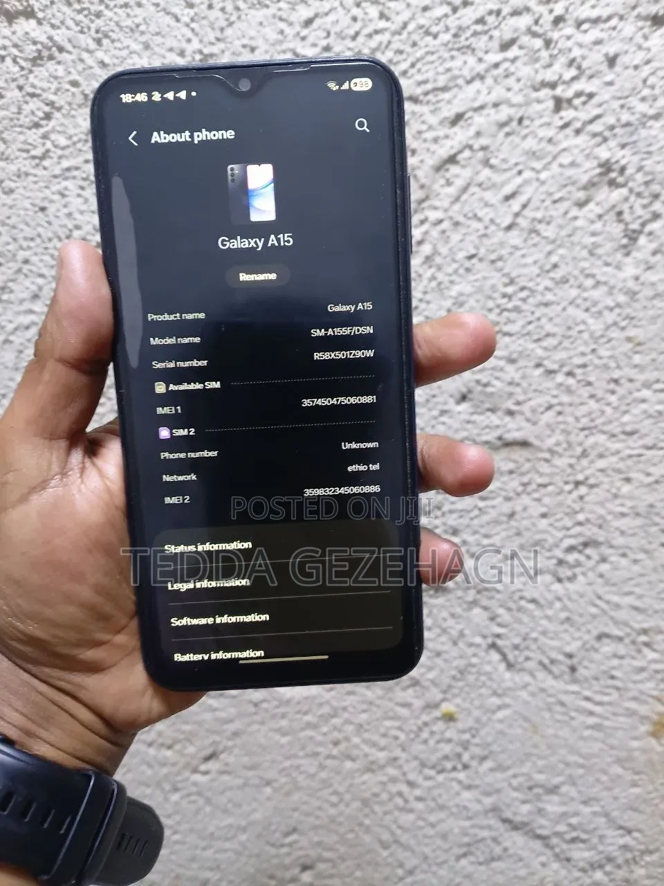 Samsung Galaxy A15 128 GB Blue