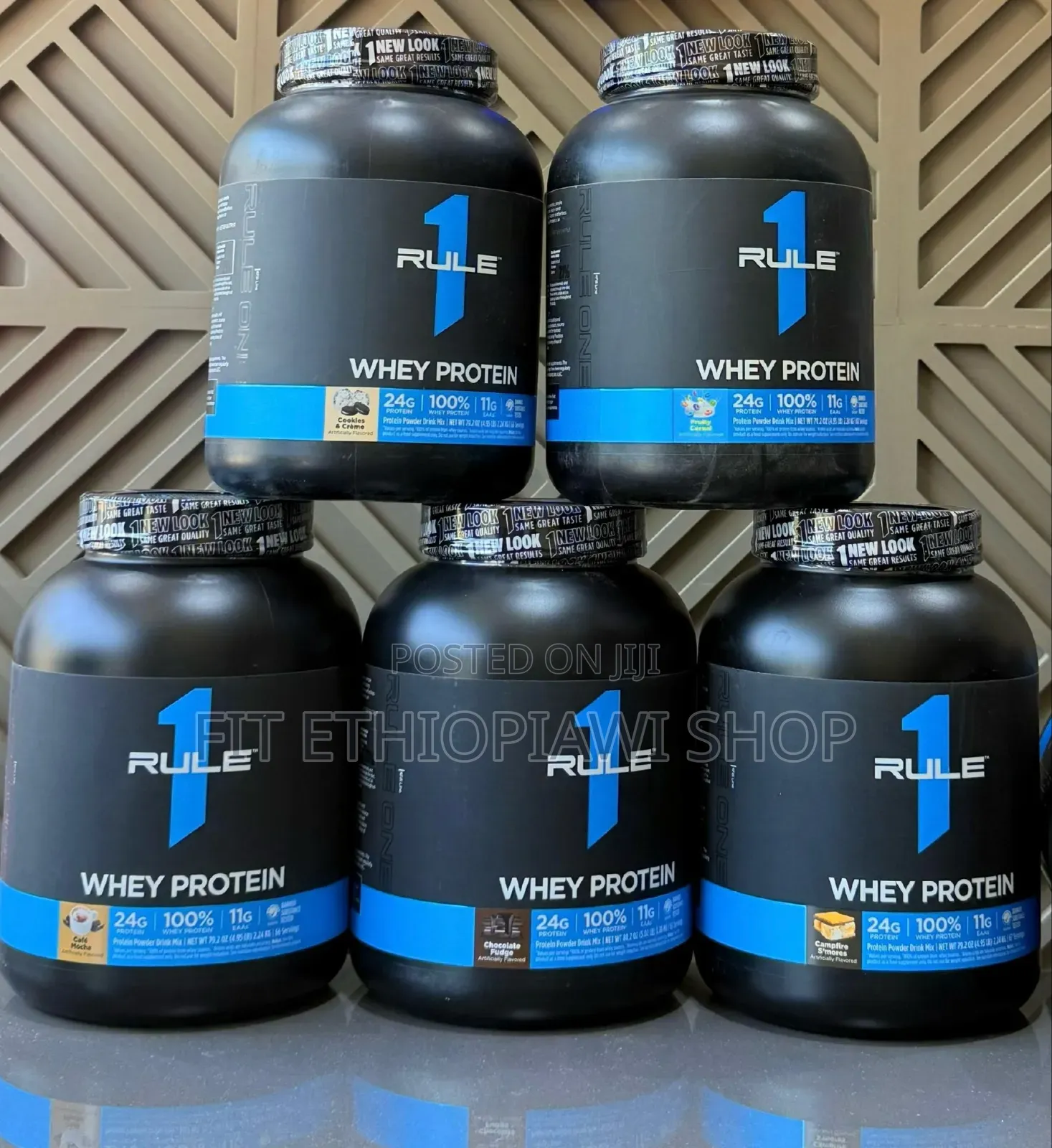 100%Original Rule1 Whey Protein 2.28kg