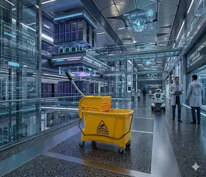 Commercial Mop Bucket With Wringer – Professional Cleaning Solution