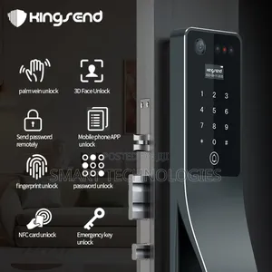 Kingsend High Quality Tuya App Smart Door Lock With Face Recognition