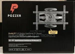 Pozzer Tv Wall Mount - P7 Full Motion (55" - 98") - Heavy Tv