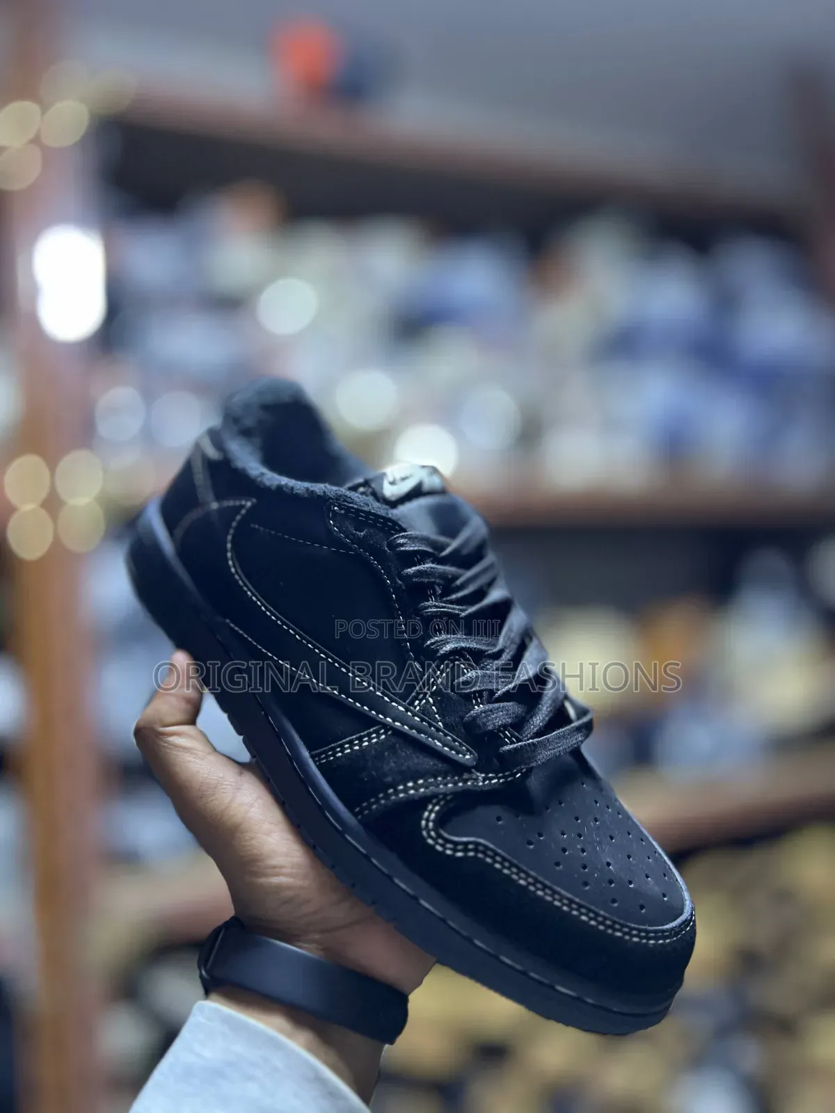 Nike Air Joran 1 Low X Travis Scott"Black Pahantom"Sniker