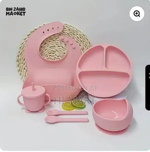 6pcs Silicone Baby Feeding Set