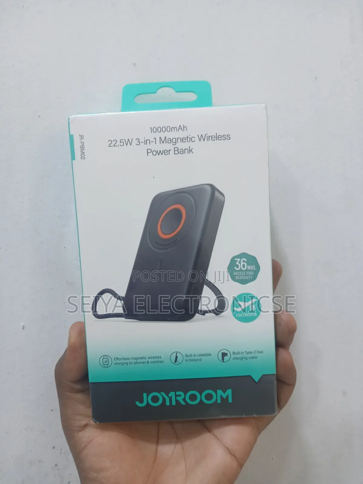Joyroom Magnetic Power Bank. Wireless Charging.
