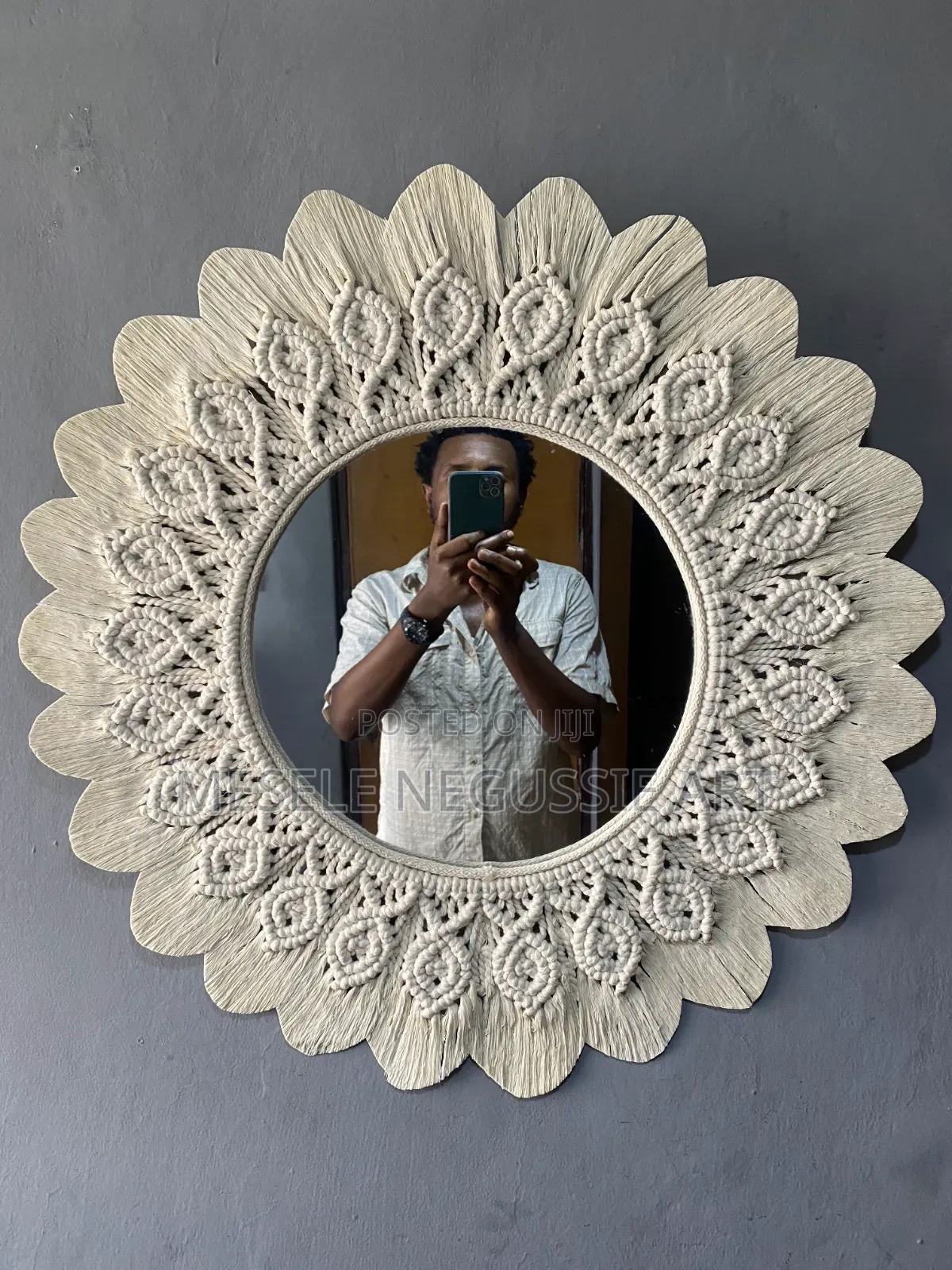 Macrame Mirror