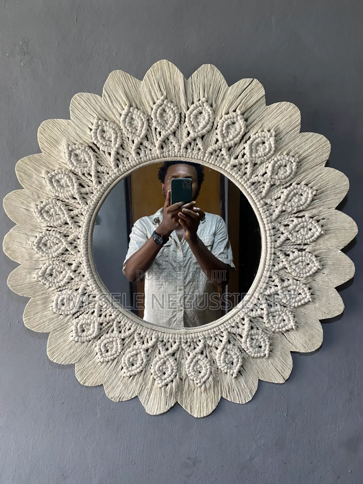 Macrame Mirror