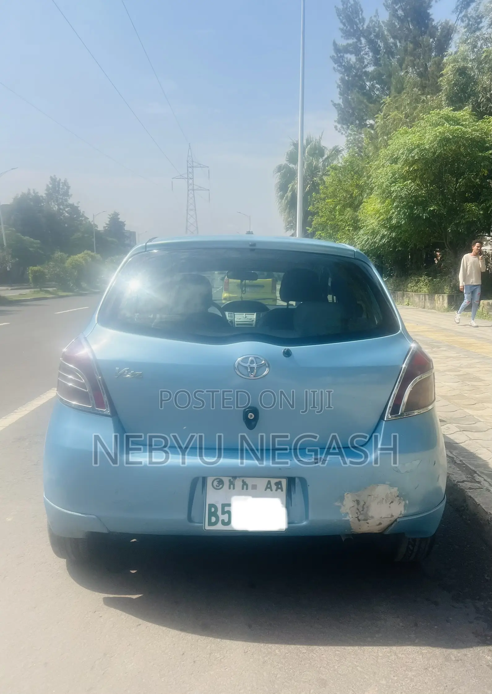Toyota Yaris 2007 Blue