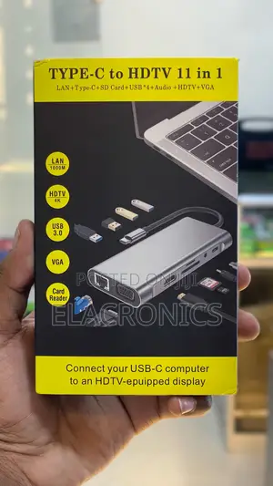 Type-C Hub (Usb-C Hub) 11 in 1 Multipurpose Adapter
