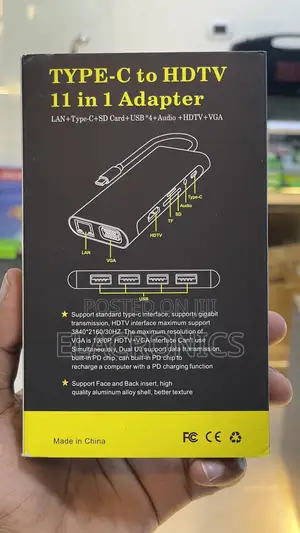 Type-C Hub (Usb-C Hub) 11 in 1 Multipurpose Adapter
