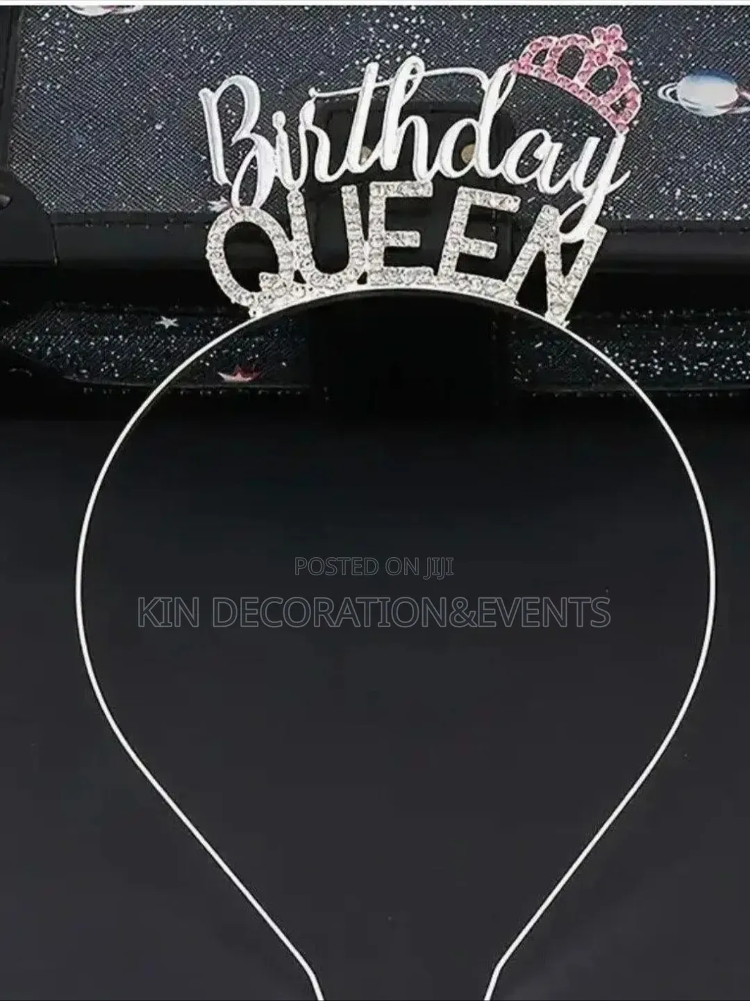 Silver Birthday Queen Headband