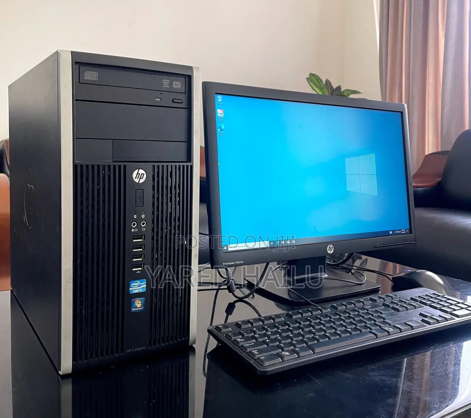 New Desktop Computer HP 4GB Intel Core i7 HDD 500GB