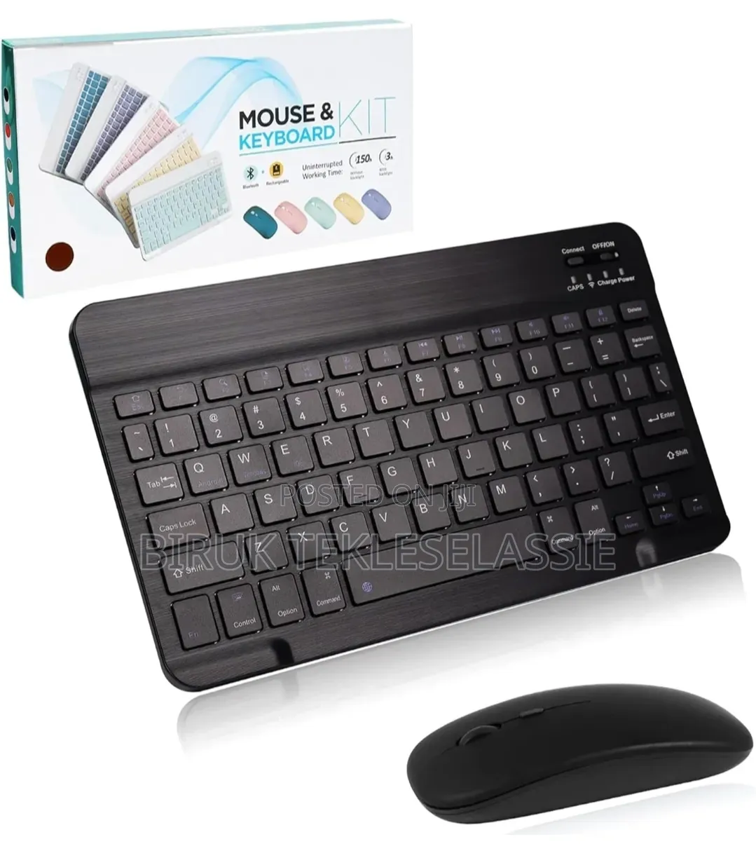 Bluetooth Keyboard and Mouse Combo,Ultra Slim Rechargeable