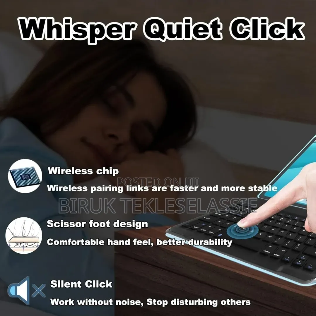 Bluetooth Keyboard and Mouse Combo,Ultra Slim Rechargeable