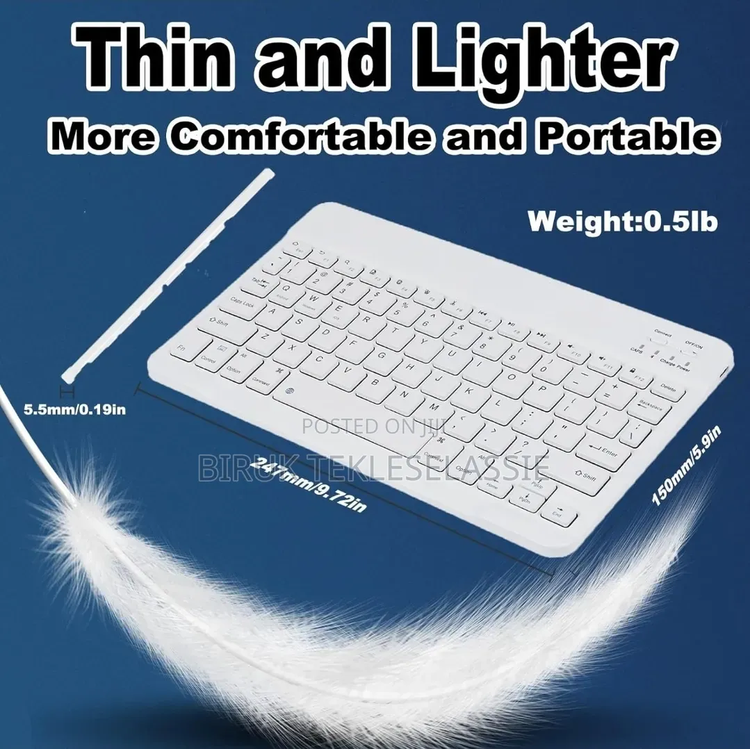 Bluetooth Keyboard and Mouse Combo,Ultra Slim Rechargeable