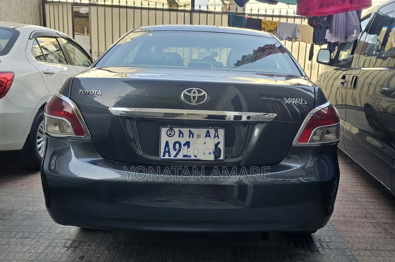 Toyota Yaris 2008 Gray