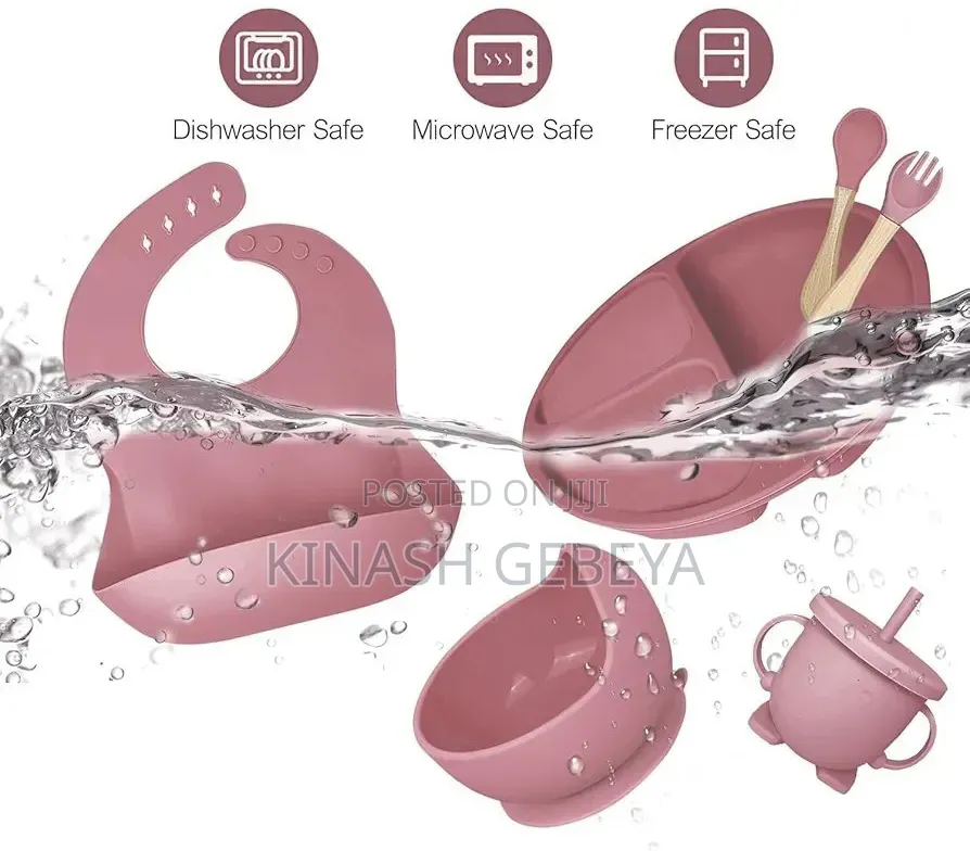 6 In 1 Silicon Baby Feeding Tool(የልጆች መመገቢያ)