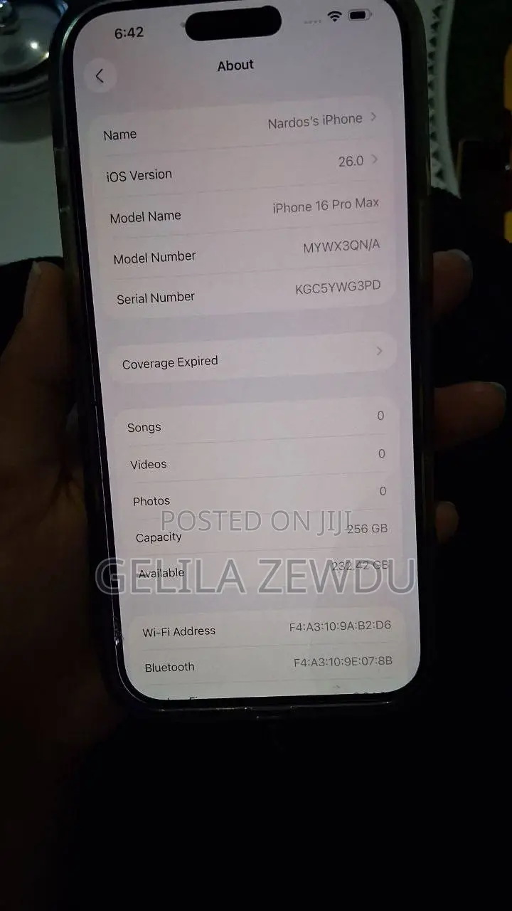 Apple iPhone 16 Pro Max 256 GB White