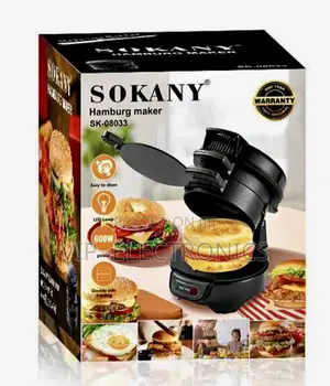 Sokany Burger End Sandwich Maker 600w