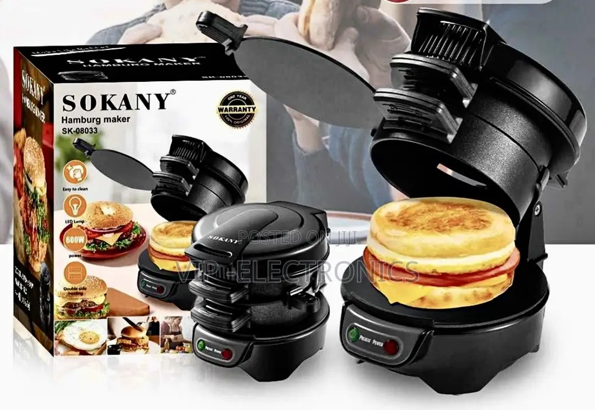 Sokany Burger End Sandwich Maker 600w