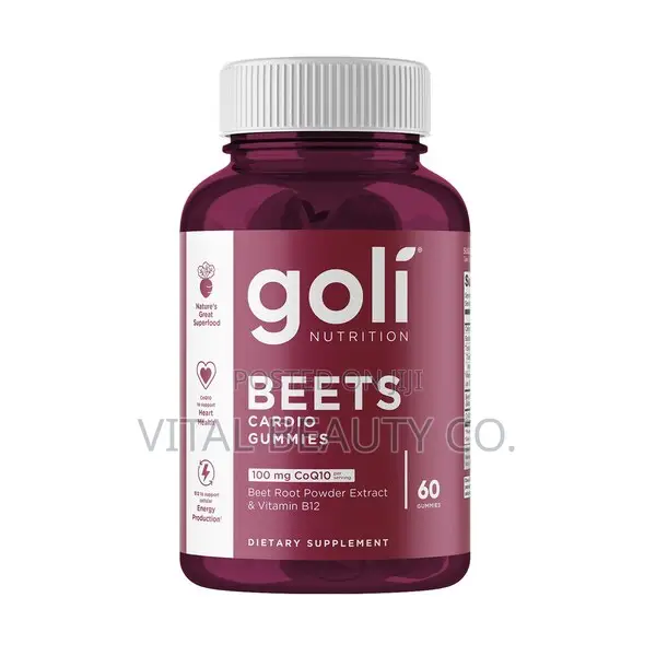 Goli Beets Cardio Gummies, 60 Ct