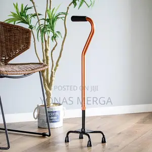 Quadripod Walking Stick蠡髦adjustment Fits Users 5'0" to 6'2"
