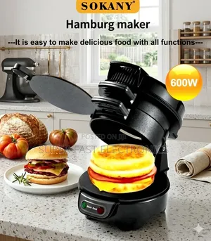 Sokany 600w Hamburg Maker Multi-Layer Breakfast Sandwich Machine