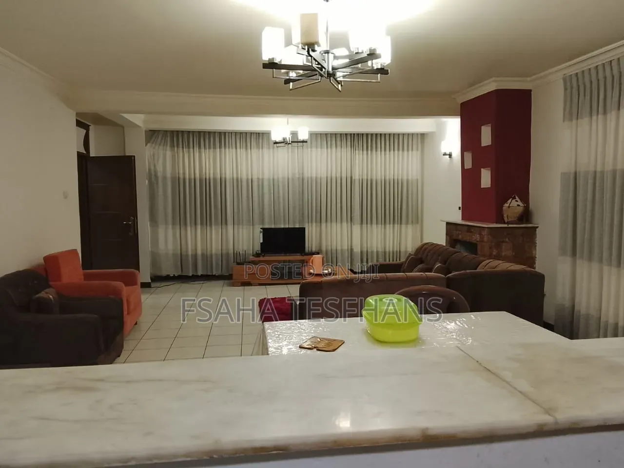 Furnished 2bdrm Apartment in Finished Apartments, Yeka for rent