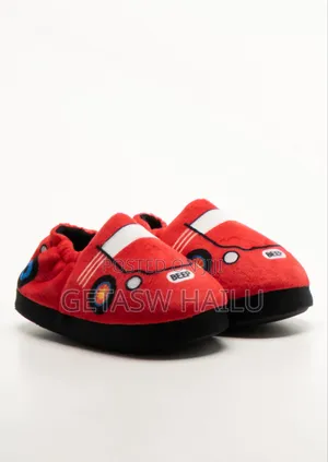 Slippers Red Car Shoe Size 6