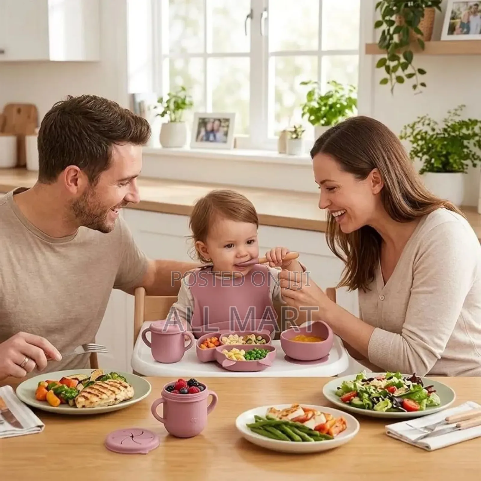 6 Pieces Silicone Baby Feeding Set