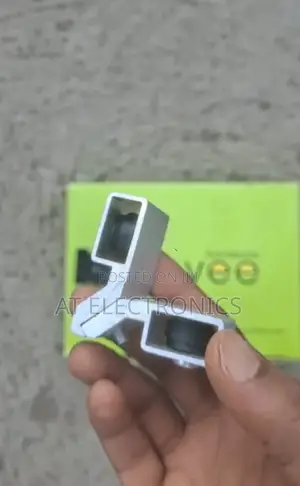 Door Handler, Metal, L- Connector, Aluminium