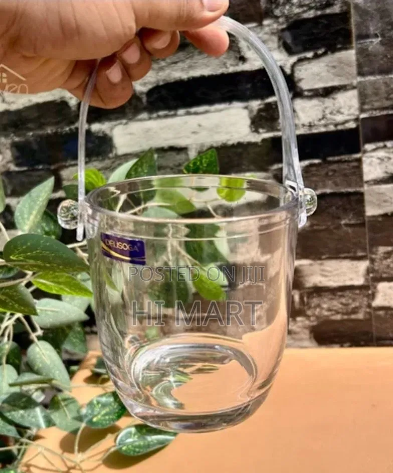 Gorgeous Design Glass Ice Bucket