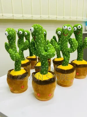 Dancing Cactus Toy ድምጽ / ሙዚቃ ሲከፈት የሚደንስ