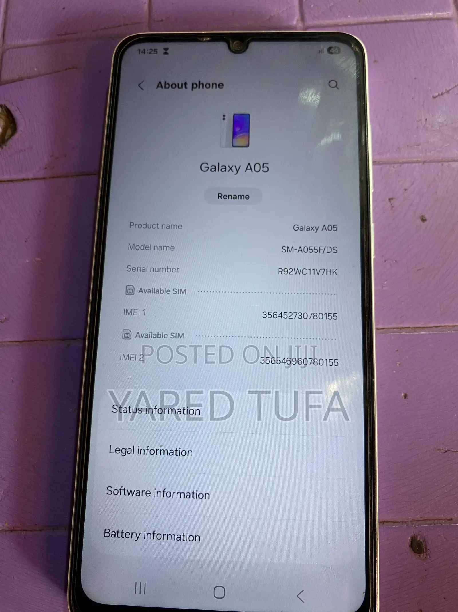 Samsung Galaxy A05 128 GB Silver