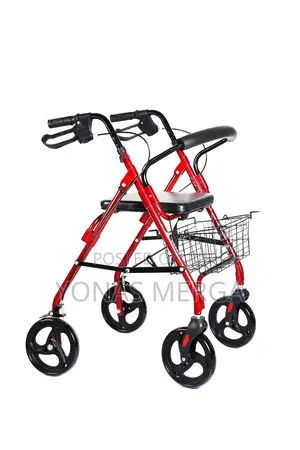 Walking Rollator With 4 Wheels oversized Storage Bag to Store
