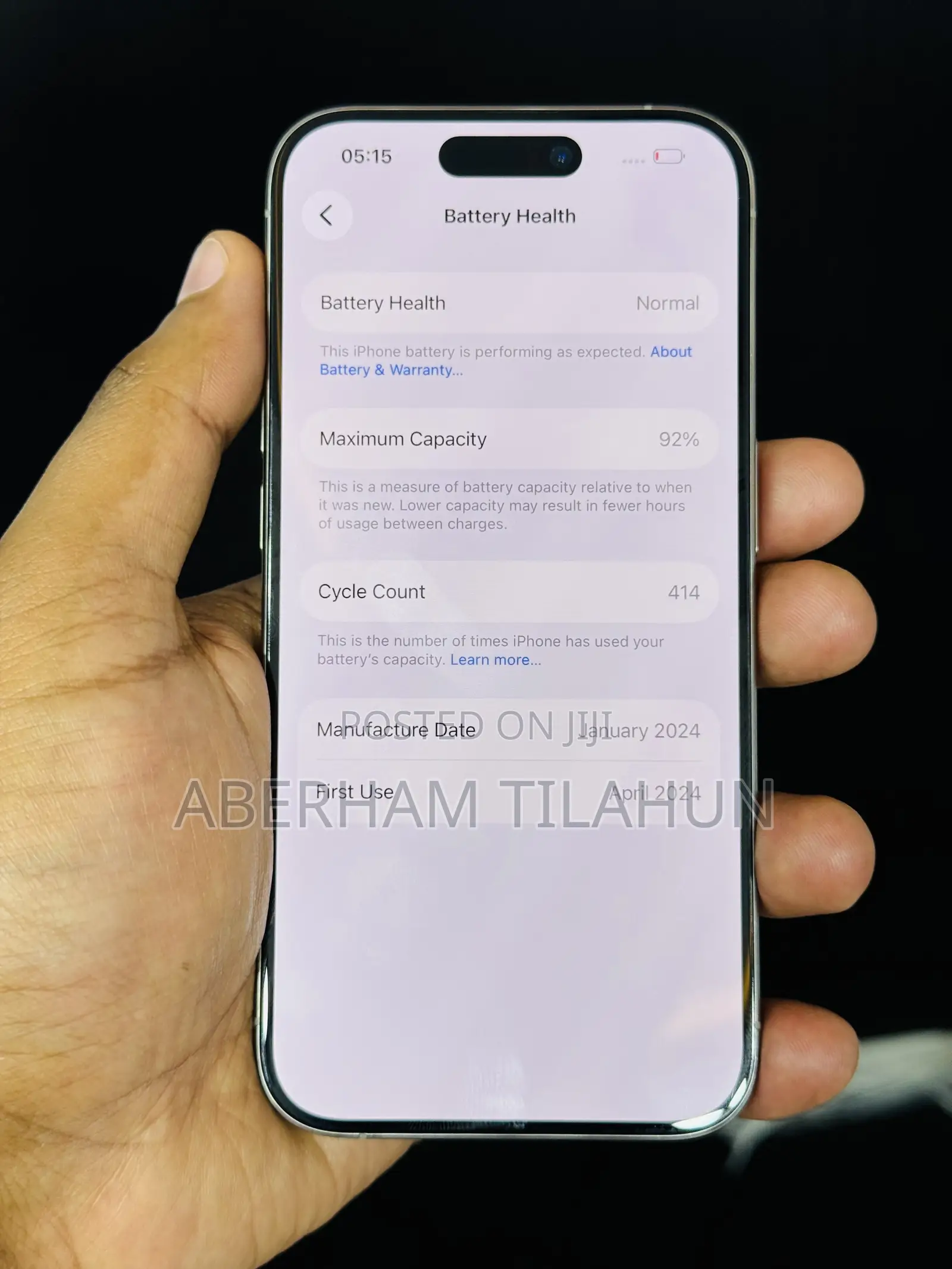 Apple iPhone 15 Pro 256 GB Silver