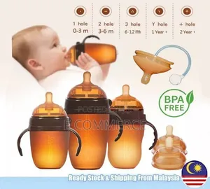 Silicone Baby Water Bottle Nano Liquid