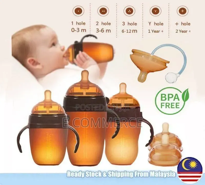 Silicone Baby Water Bottle Nano Liquid