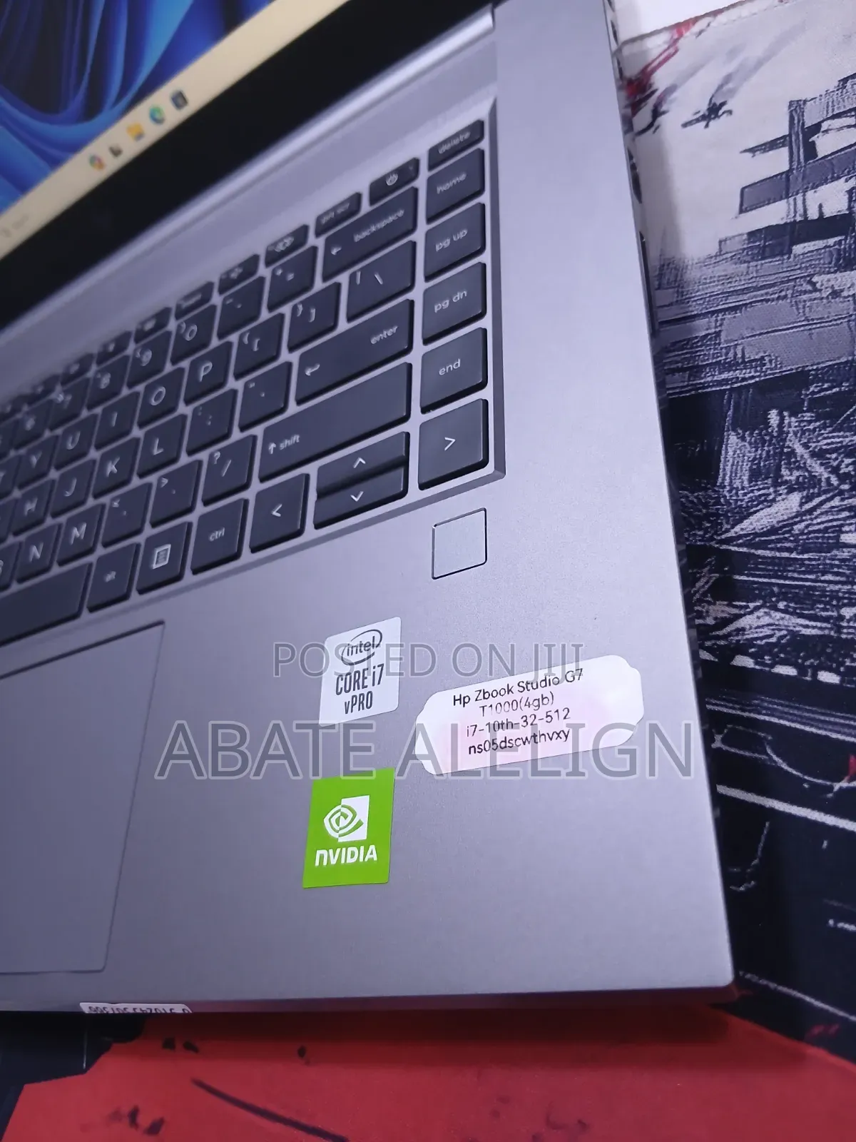 New Laptop HP Zbook Studio G7 32GB Intel Core i7 SSD 512GB